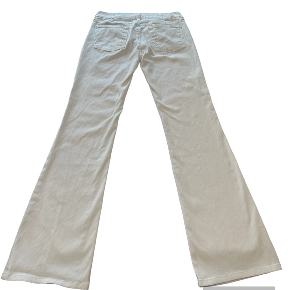 7 For All Mankind White Bootcut Jeans Women’s Size 29 - Picture 4 of 11